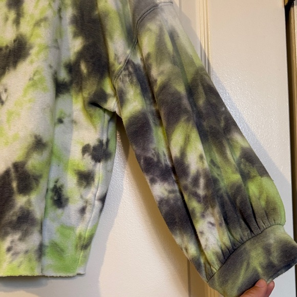 BP Green & Grey Tie-Dye Loose Creeneck - Picture 3 of 5